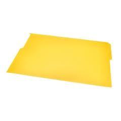 Subcarpeta cartulina liderpapel folio pestaña superior 240g/m2 amarillo pack 50 unidades