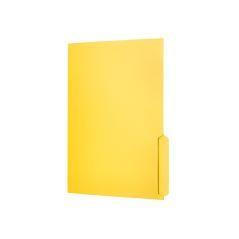 Subcarpeta cartulina liderpapel folio pestaña inferior 240g/m2 amarillo pack 50 unidades