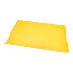 Subcarpeta cartulina liderpapel folio pestaña inferior 240g/m2 amarillo pack 50 unidades