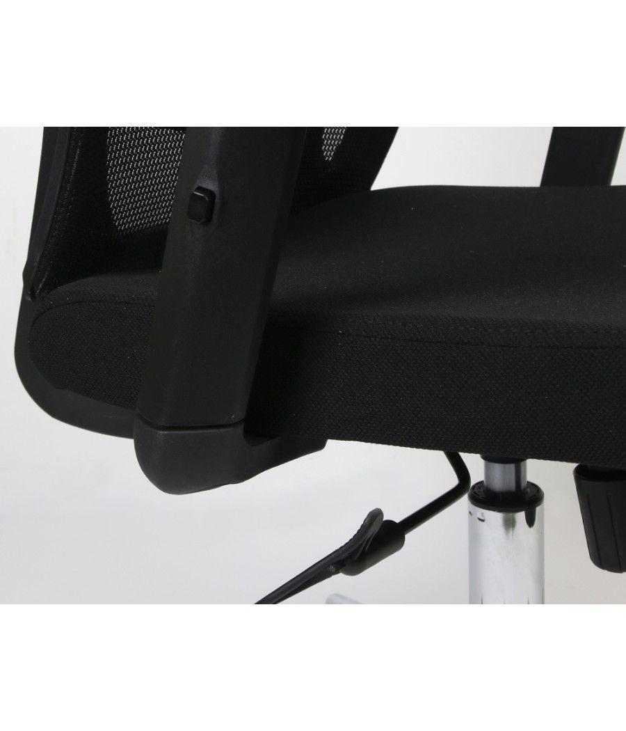 Silla giratoria q-connect ergonomica respaldo alto y reposacabeza ajustable en altura 1180+100x630x625 mm