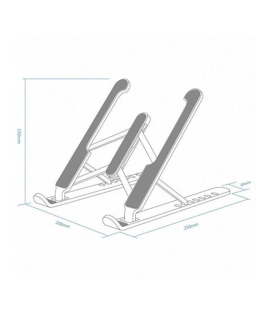 Soporte para Portátil/Tablet Aisens LPS1M-099/ Plata - Imagen 4