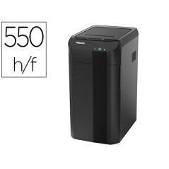 Destructora de documentos fellowes automax 550c capacidad de corte 550 hojas partículas destruye tarjeta cd