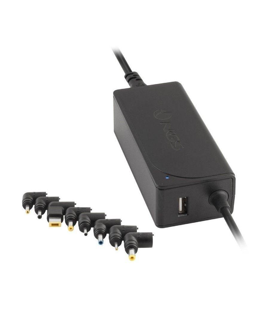 Cargador de Portátil NGS W-70W/ 70W/ Automático/ 9 Conectores/ Voltaje 18.5-20V - Imagen 1