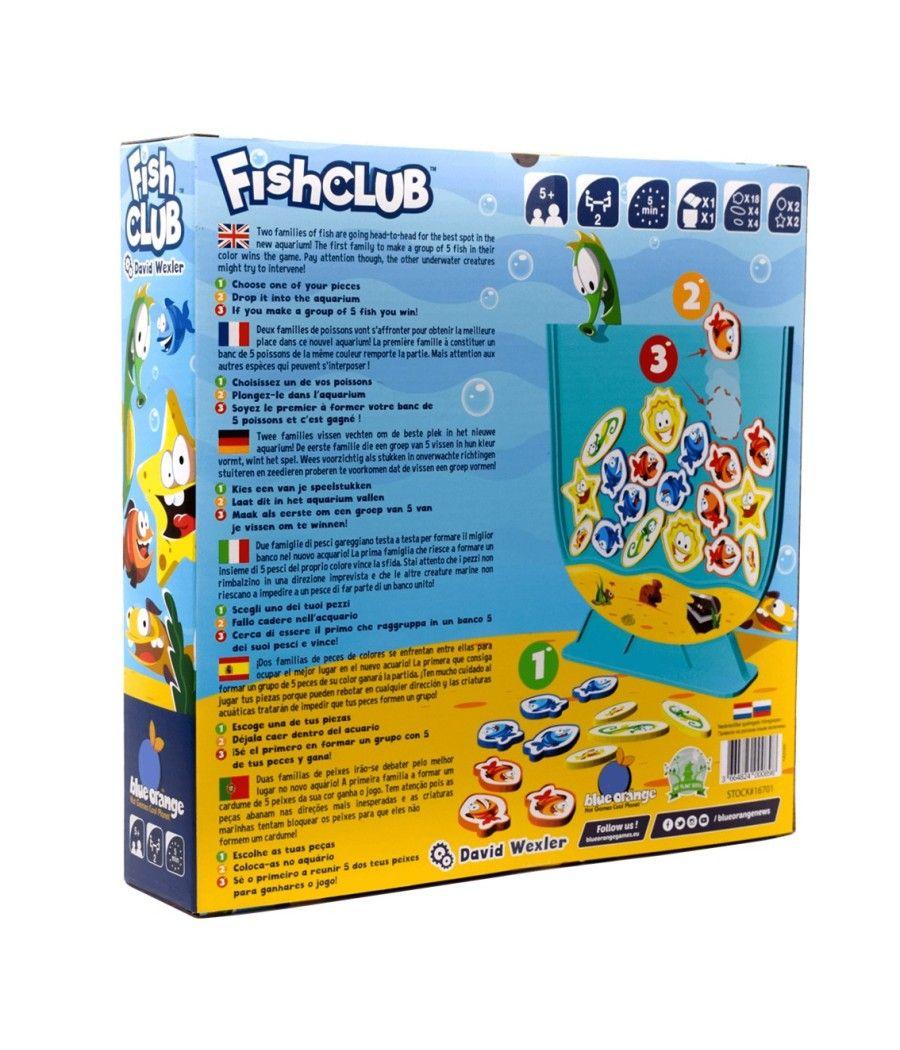 Juego de mesa fish club edad recomendada 5 años