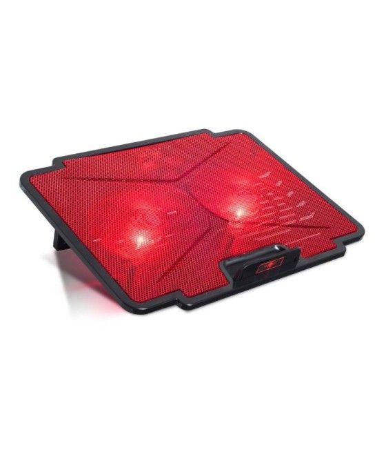 Soporte Refrigerante Spirit of Gamer Airblade 100 Rojo para Portátiles hasta 15.6'/ Iluminación LED - Imagen 1