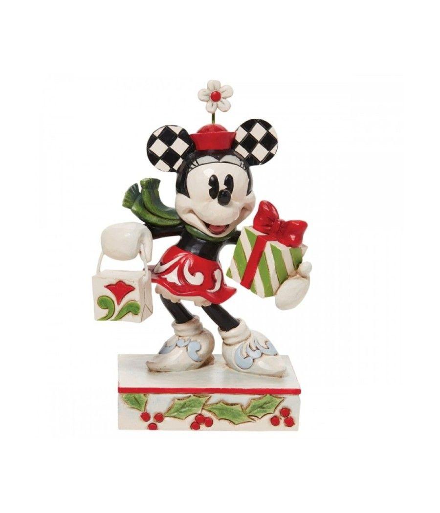 Figura enesco disney minnie regalos de navidad coleccion traditions