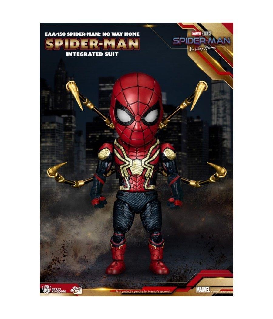 Figura beast kingdom egg attack marvel spider - man no way home traje integrado