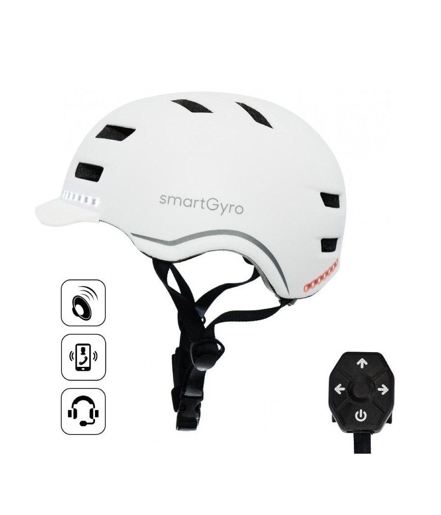 Casco para adulto smartgyro helmet pro/ tamaño l/ blanco