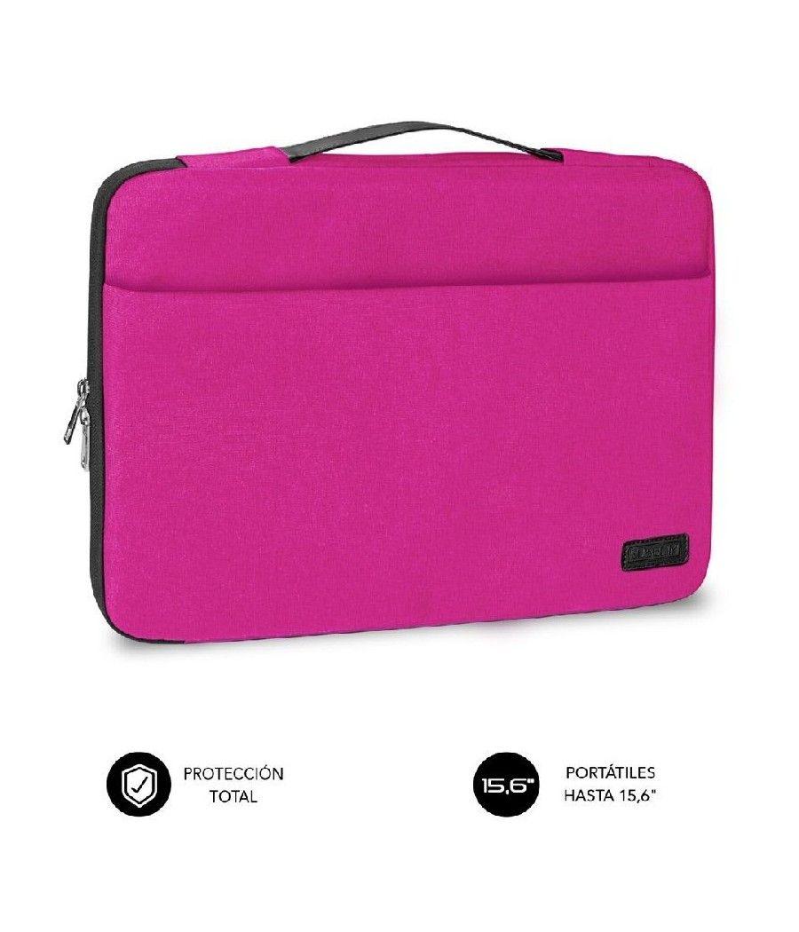 Funda Subblim Elegant Laptop Sleeve hasta 15.6'/ Rosa - Imagen 1