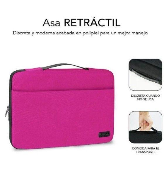 Funda Subblim Elegant Laptop Sleeve hasta 15.6'/ Rosa - Imagen 3