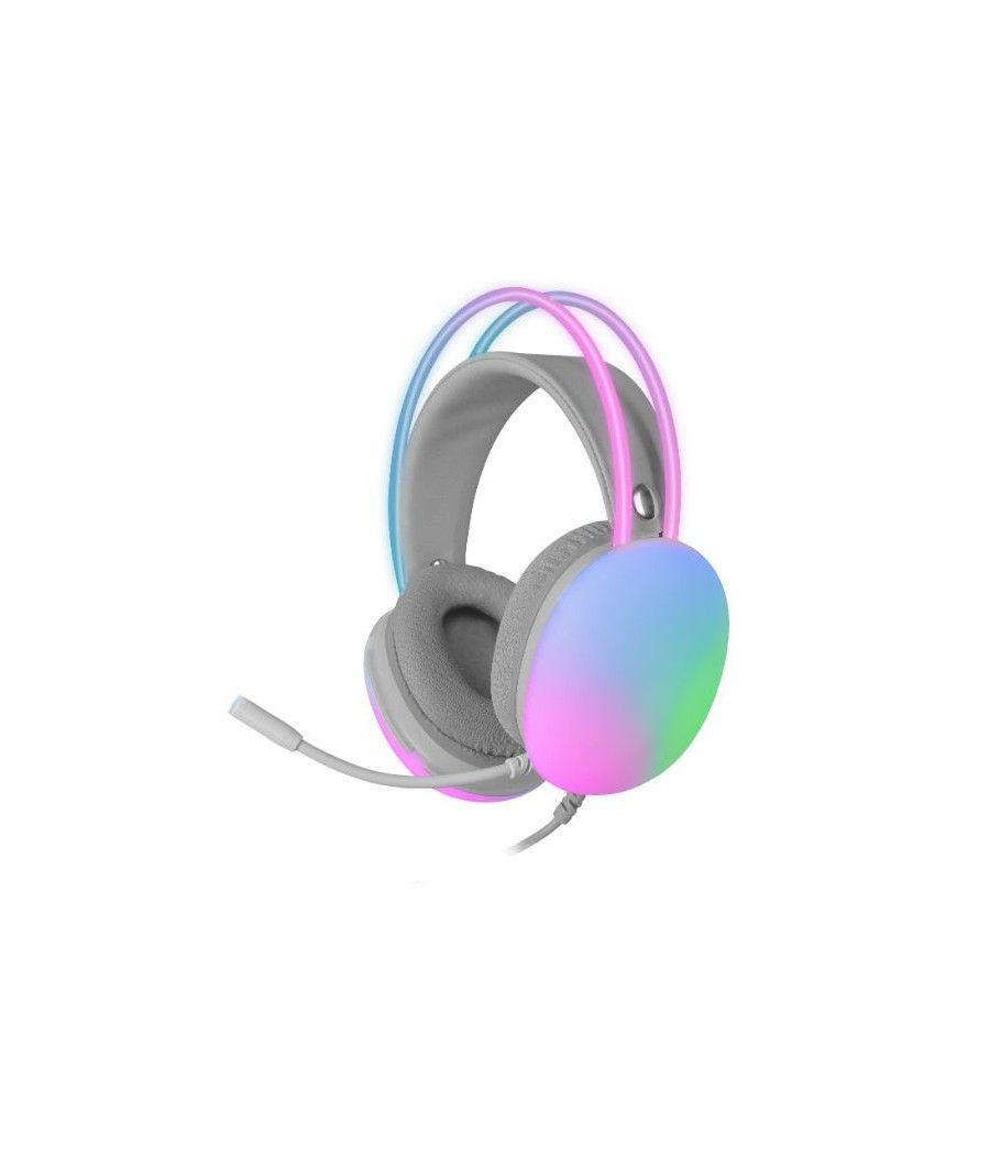 Auricular mhglow pc/ps4/ps5/xbox blanco mars gaming