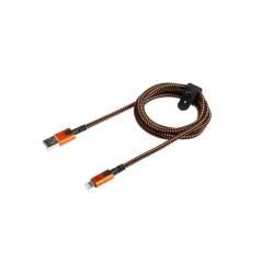 Cable usb-a a lightning 1.5m negro/naranja xtorm