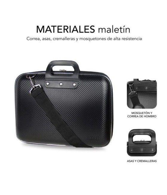 Maletín Subblim Eva Carbon para Portátiles hasta 13.3'/ Semi Rígido/ Negro - Imagen 3