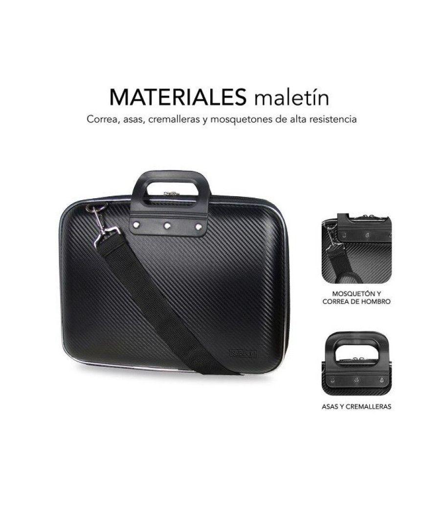 Maletín Subblim Eva Carbon para Portátiles hasta 13.3'/ Semi Rígido/ Negro - Imagen 3