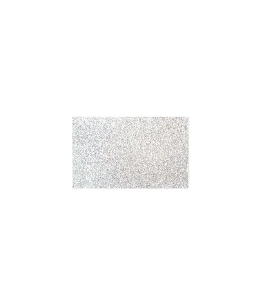Fama goma eva 50x70 2mm glitter pack 10h blanco