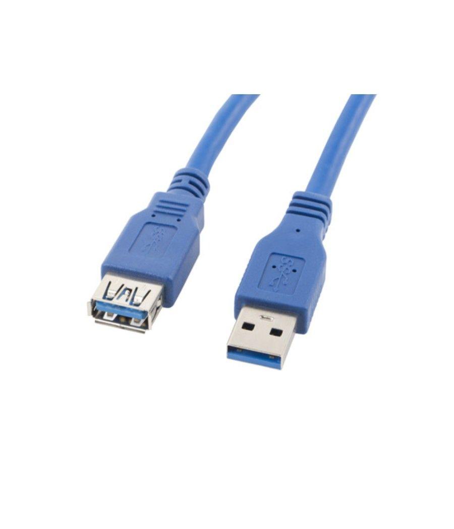 Cable alargador lanberg usb 3.0 macho/hembra 3m azul