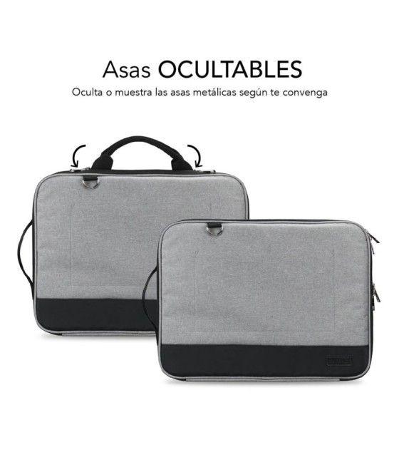 Maletín Subblim Advance Laptop Sleeve para Portátiles hasta 15.6'/ Gris - Imagen 4