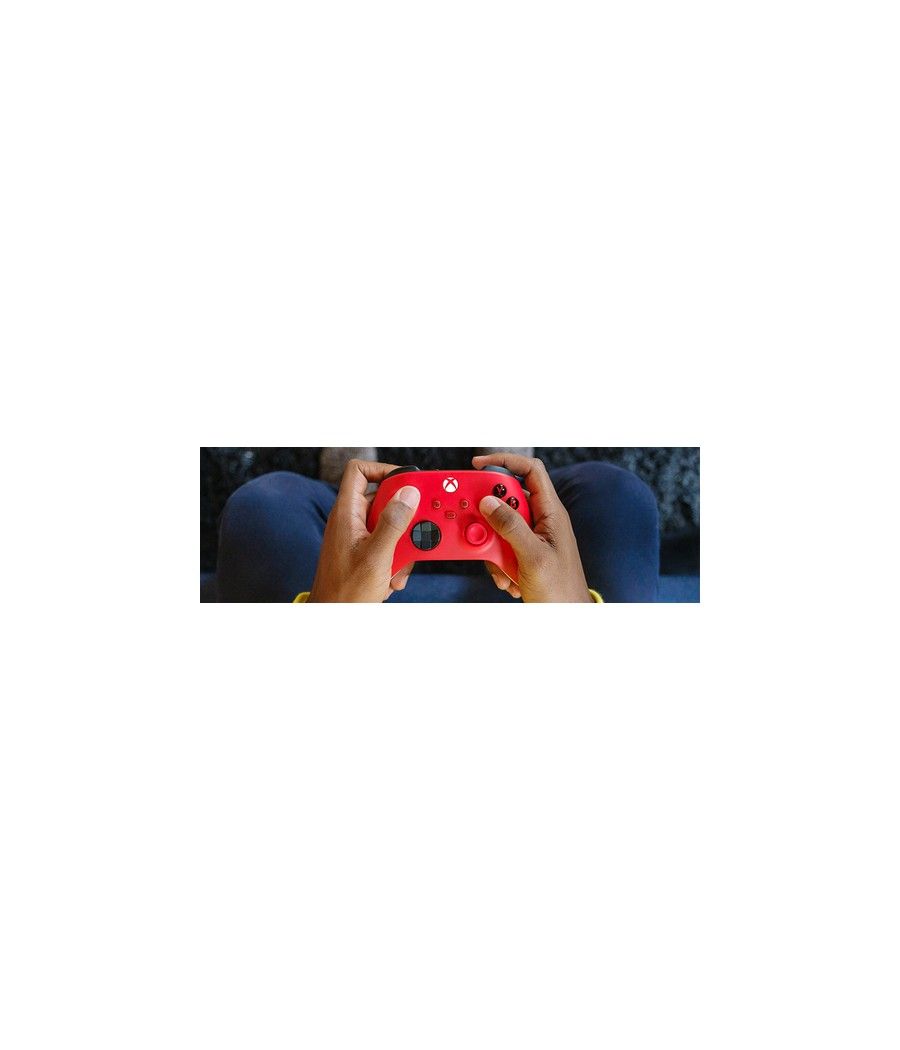 Microsoft Pulse Red Rojo Bluetooth/USB Gamepad Analógico/Digital Xbox, Xbox One, Xbox Series S, Xbox Series X