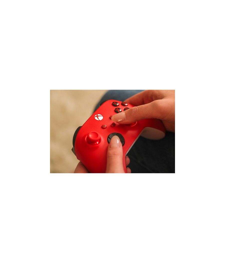 Microsoft Pulse Red Rojo Bluetooth/USB Gamepad Analógico/Digital Xbox, Xbox One, Xbox Series S, Xbox Series X