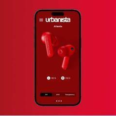 Auriculares urbanista true wireless inalambricos atlanta multipunto vibration red