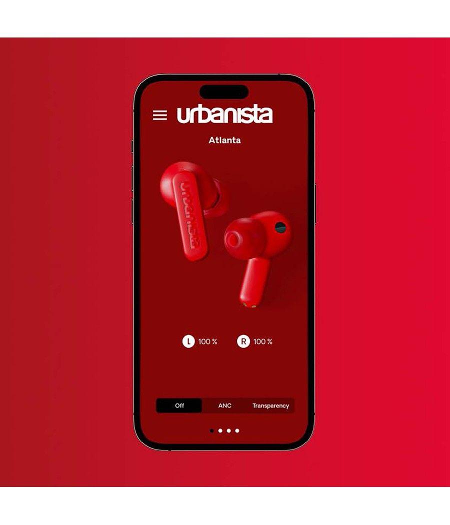 Auriculares urbanista true wireless inalambricos atlanta multipunto vibration red
