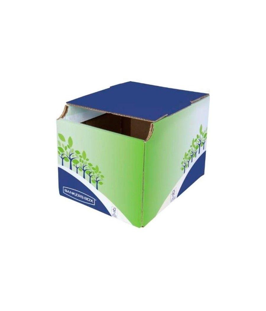 Fellowes papelera de reciclaje de sobremesa 16l cartón fsc decorado - pack de 5 unidades-