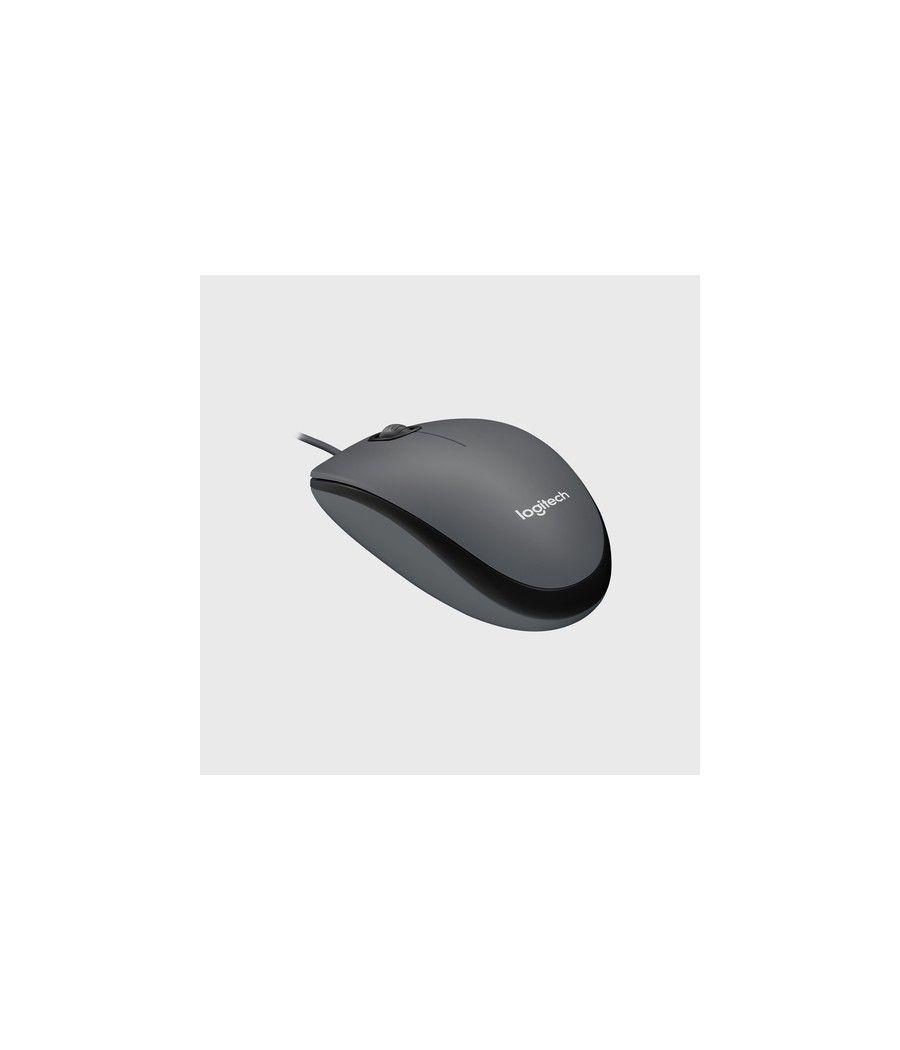 Logitech M100 ratón Ambidextro USB tipo A Óptico 1000 DPI