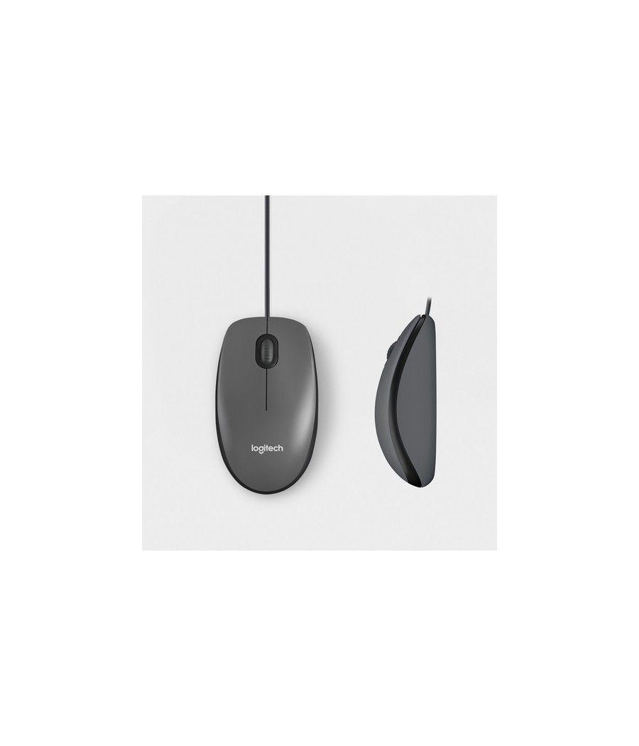 Logitech M100 ratón Ambidextro USB tipo A Óptico 1000 DPI