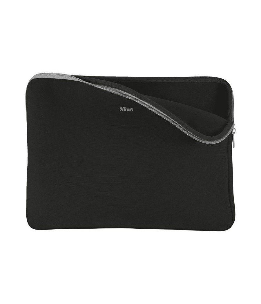 Funda Trust Primo Soft Sleeve para Portátiles hasta 13.3'/ Negra - Imagen 2