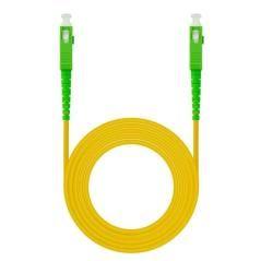 Cable de fibra óptica g657a2 nanocable 10.20.0000-120/ lszh/ 120m/ amarillo