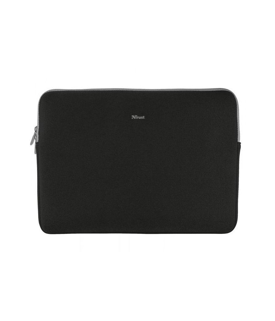 Funda Trust Primo Soft Sleeve para Portátiles hasta 13.3'/ Negra - Imagen 4
