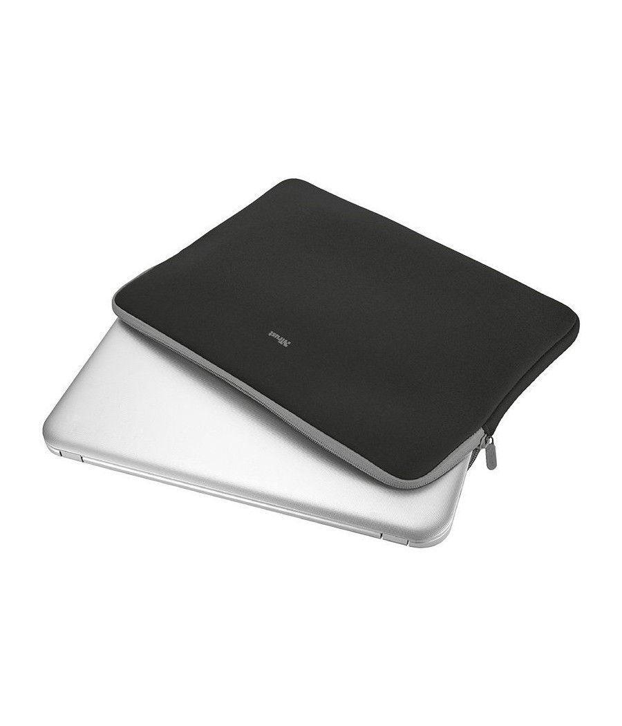 Funda Trust Primo Soft Sleeve para Portátiles/ Tablets hasta 11.6'/ Negra - Imagen 2