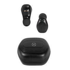 True wireless earbuds flip black