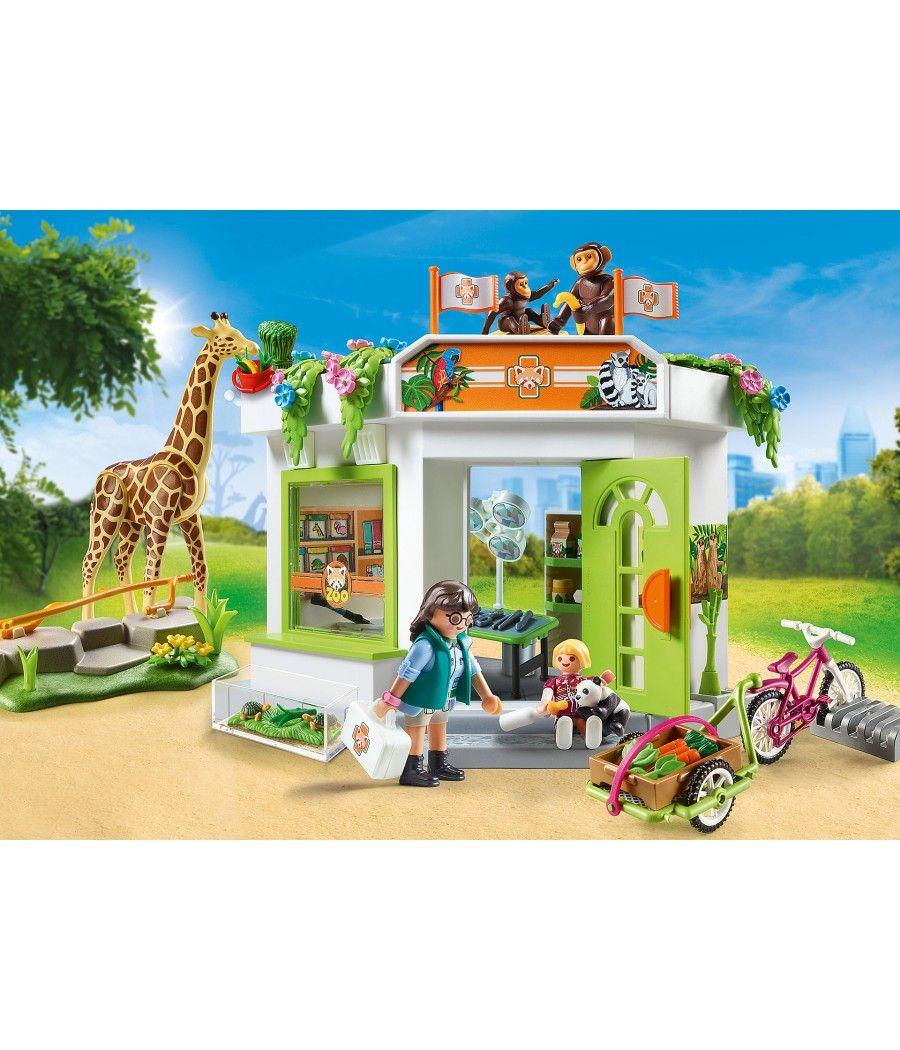 Playmobil family fun consulta veterinaria en el zoo