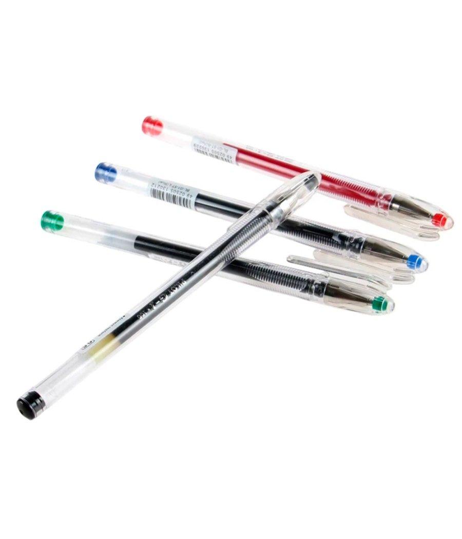 Bolígrafo pilot g-1 azul tinta gel pack 12 unidades