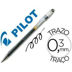 Bolígrafo pilot g-1 negro tinta gel pack 12 unidades