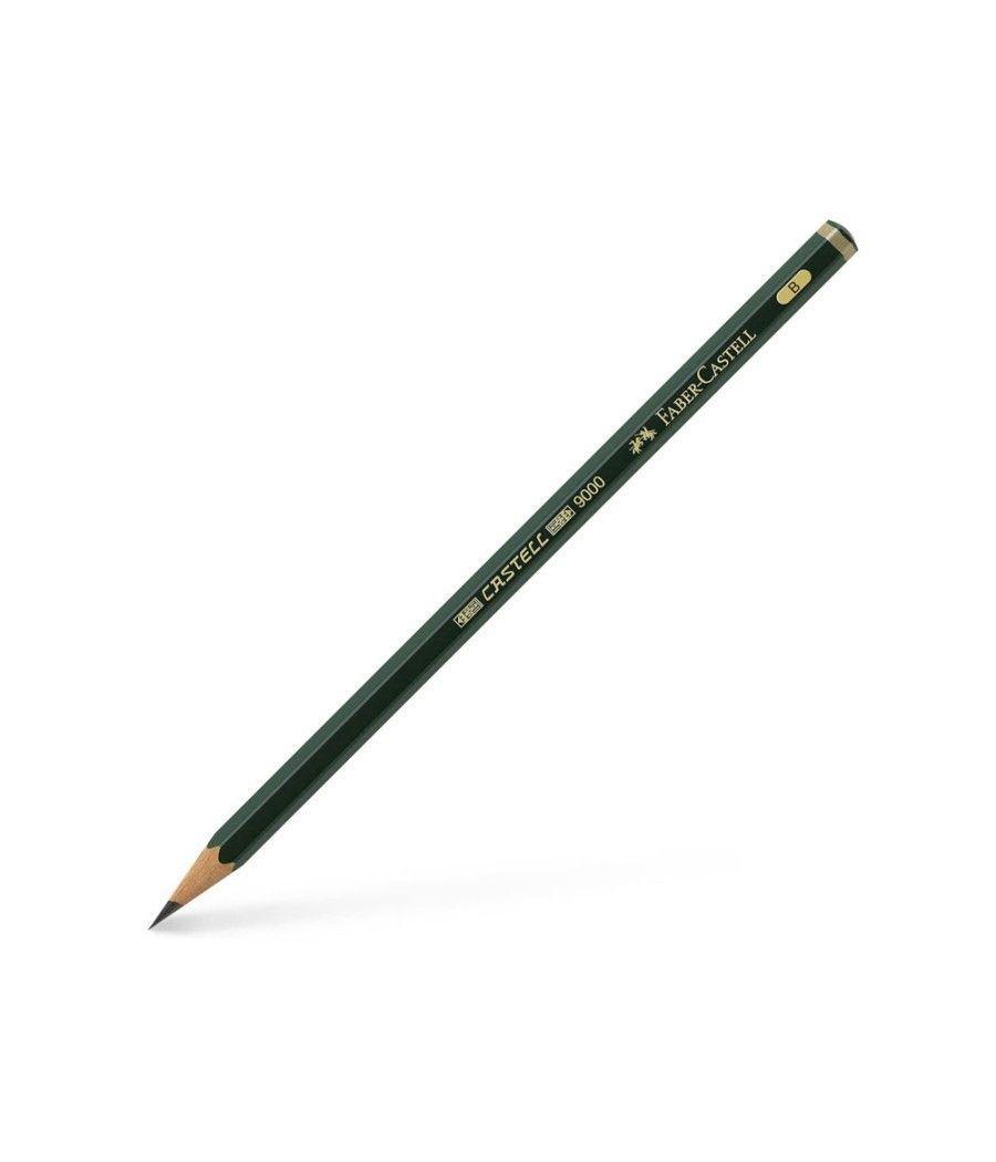 Lápices de grafito faber 9000 b unidad pack 12 unidades