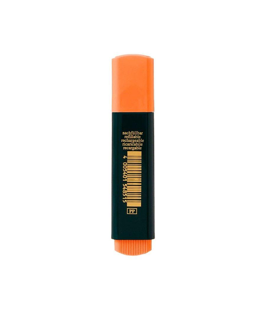 Rotulador faber fluorescente 48-15 naranja pack 10 unidades