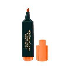 Rotulador faber fluorescente 48-15 naranja pack 10 unidades