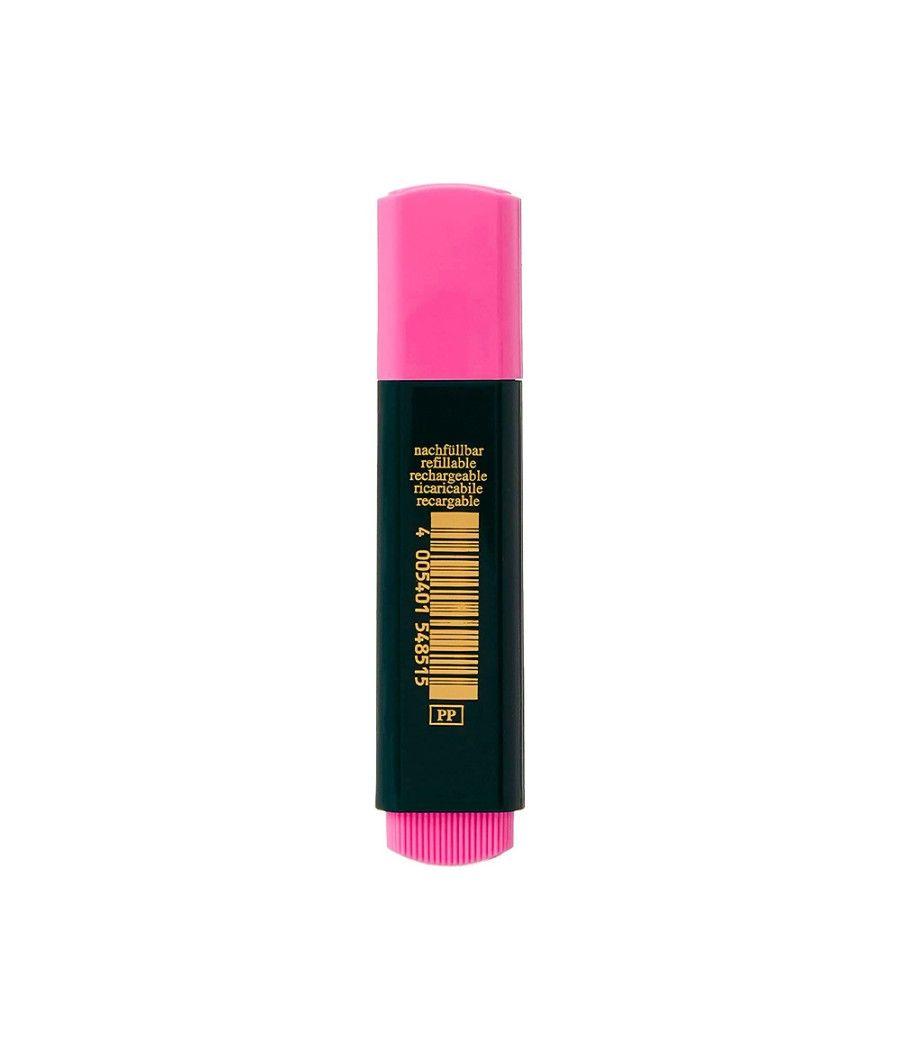 Rotulador faber fluorescente 48-28 rosa pack 10 unidades