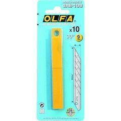 Olfa repuesto cutter 9mm / cuchilla fracturable 10 cuchillas