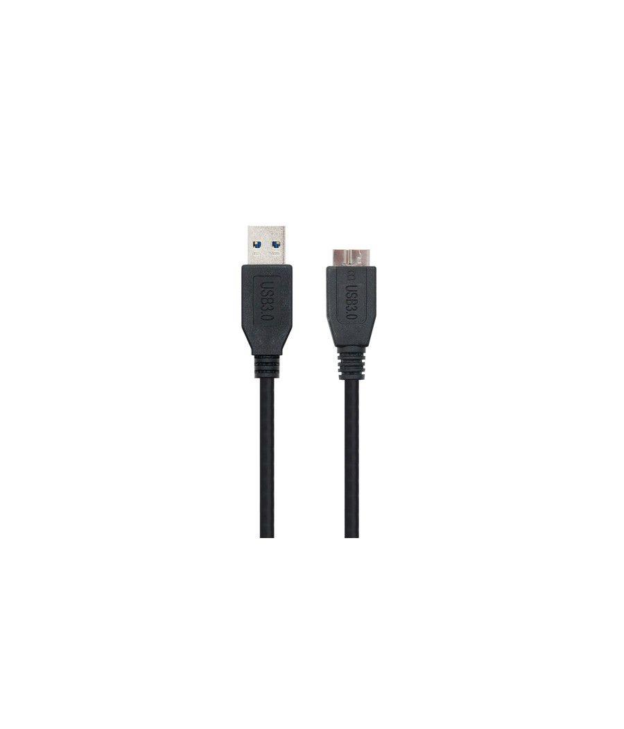 Nanocable CABLE USB 3.0, TIPO A/M-MICRO B/M, NEGRO, 1.0 M - Imagen 2