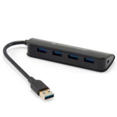 Hub usb 3.0 conceptronic 4 puertos mini hub pocket