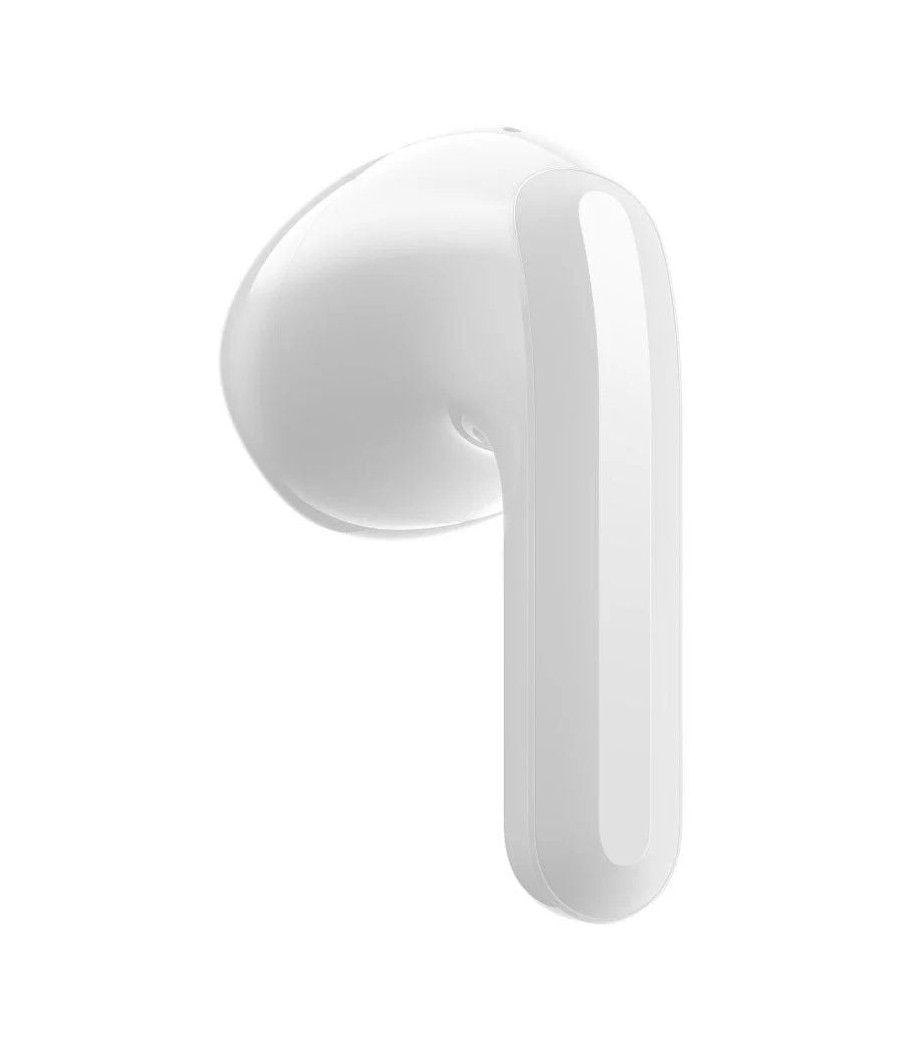 Auriculares bluetooth xiaomi redmi buds 4 lite con estuche de carga/ autonomía 5h/ blancos