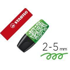 Rotulador stabilo boss mini fluorescente by snooze one verde pack 10 unidades