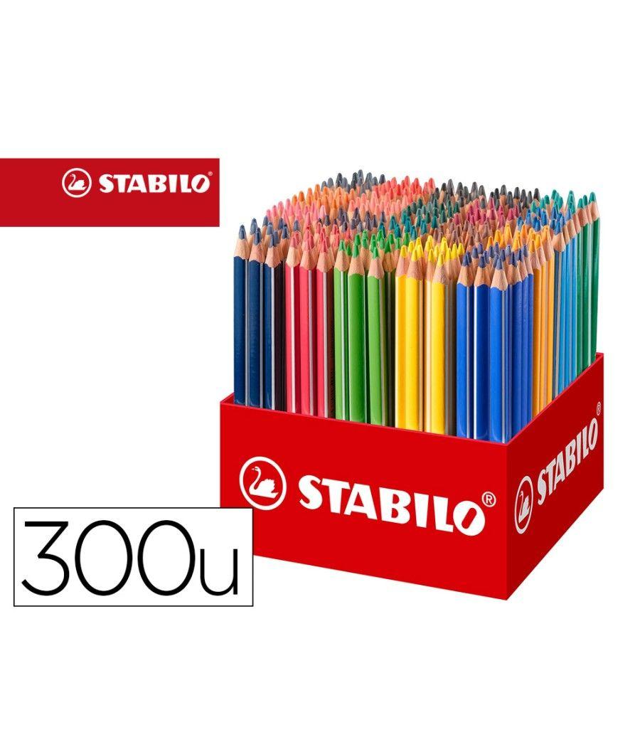 Lápices de colores stabilo trio az school pack de 300 unidades surtidas 20 colores