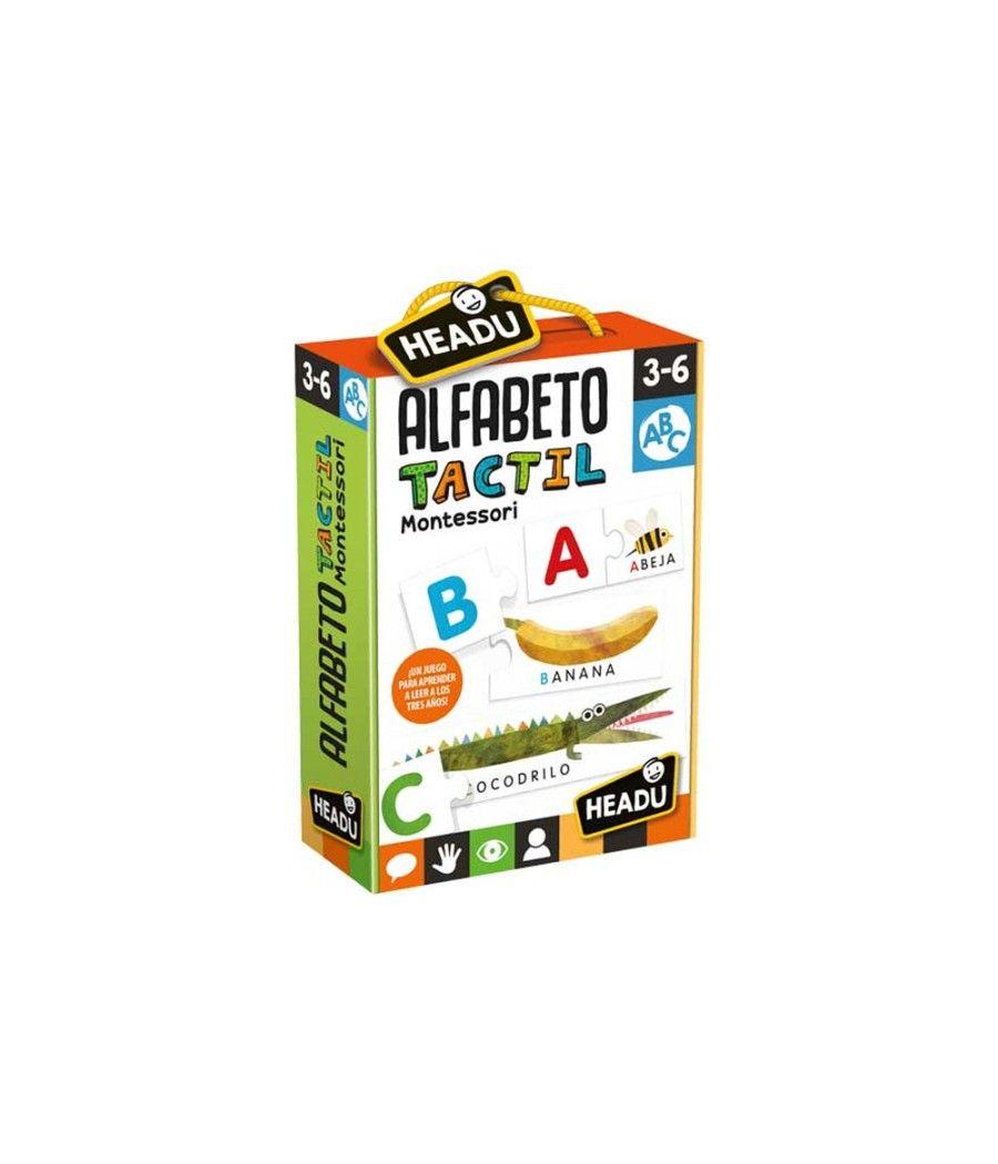 Juego didactico headu alfabeto tactil montessori