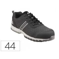 Zapato de seguridad deltaplus boston deportivo poliéster con refuerzo tpu suela sellada negro talla 44