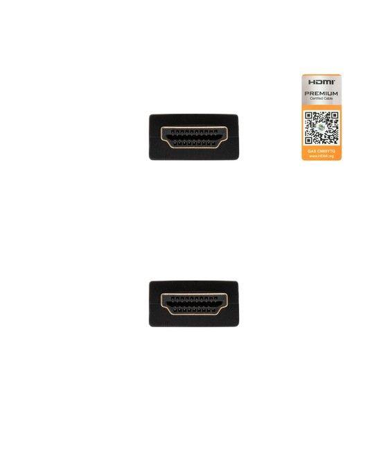 Nanocable HDMI V2.0, 1.5m cable HDMI 1,5 m HDMI tipo A (Estándar) Negro - Imagen 3