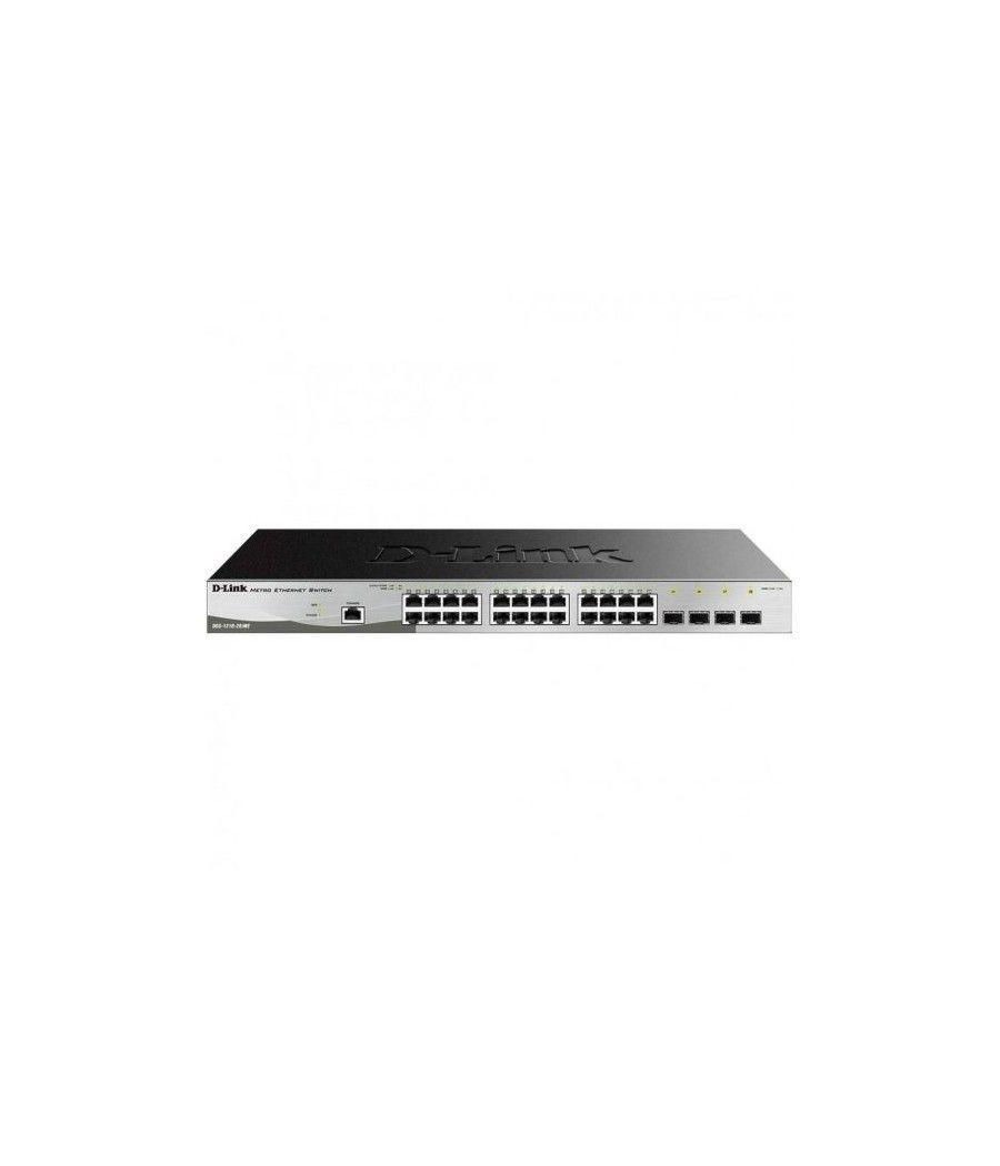 Switch semigestionable d-link dgs-1210-28mp/e 24p giga (24p poe 370w) + 4p giga combo rack